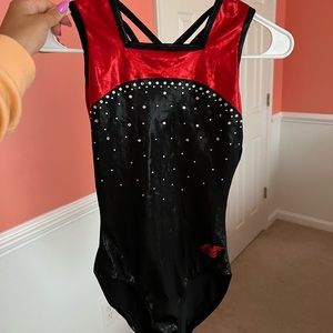 Red & Black Leotard